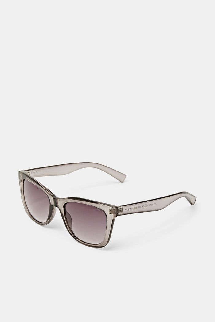 Square Framed Sunglasses, GREY, detail image number 2