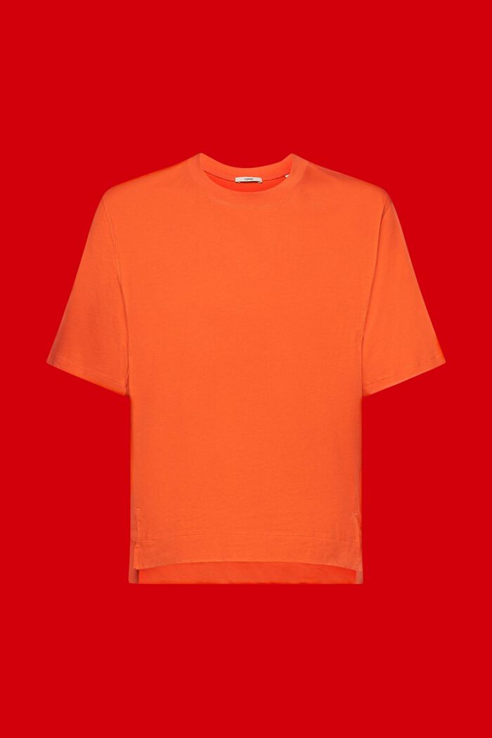 Cotton t-shirt, ORANGE RED, detail image number 6