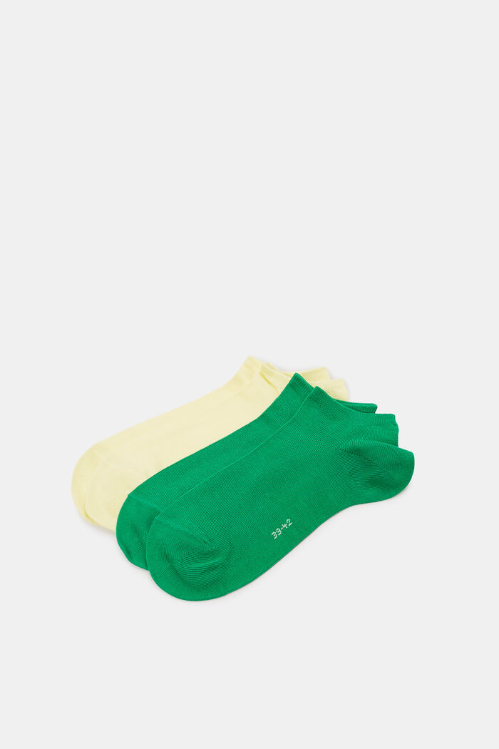 2-Pack Ankle Socks, YELLOW/GREEN, detail image number 0