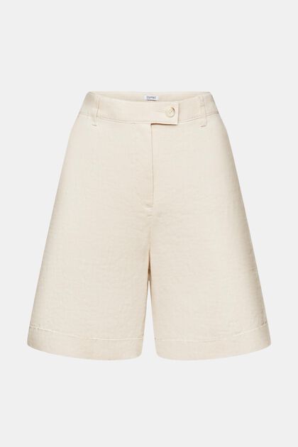 Linen Cuffed Shorts