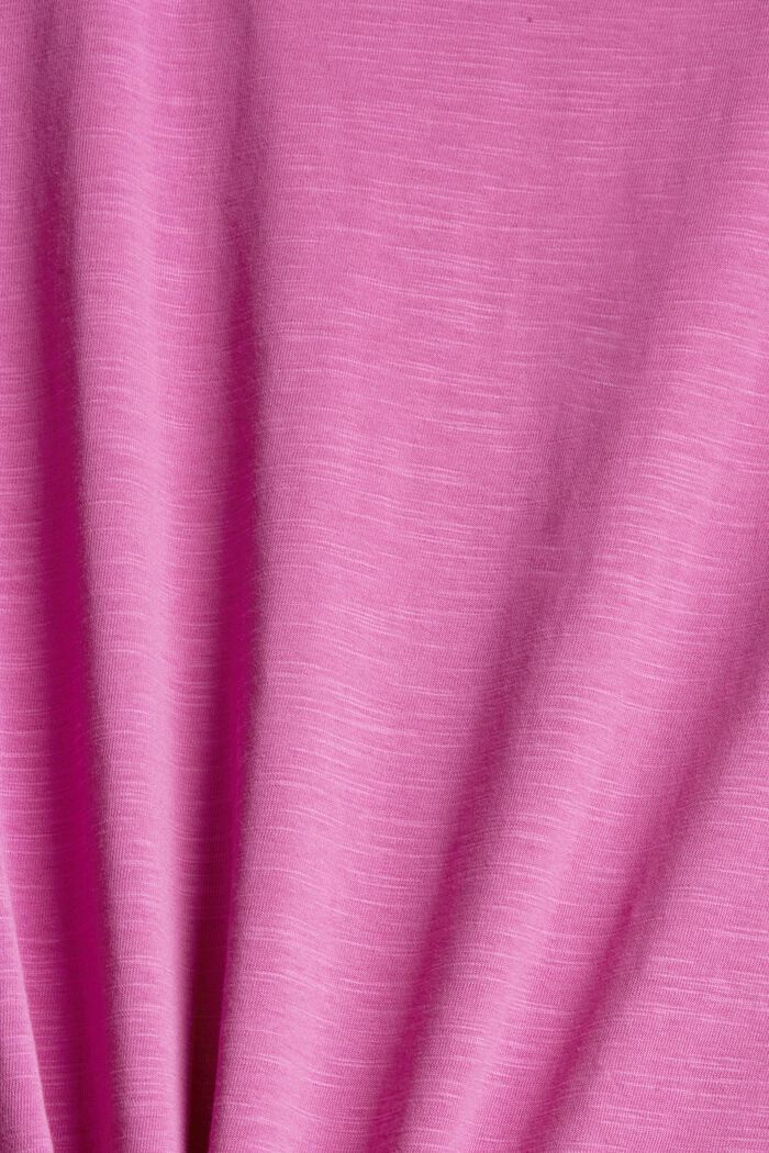 T-shirt made of 100% organic cotton, PINK FUCHSIA, detail image number 1