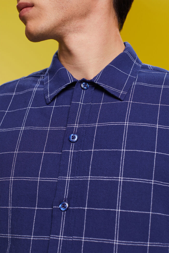 Short sleeve shirt, 100% cotton, DARK BLUE, detail image number 2