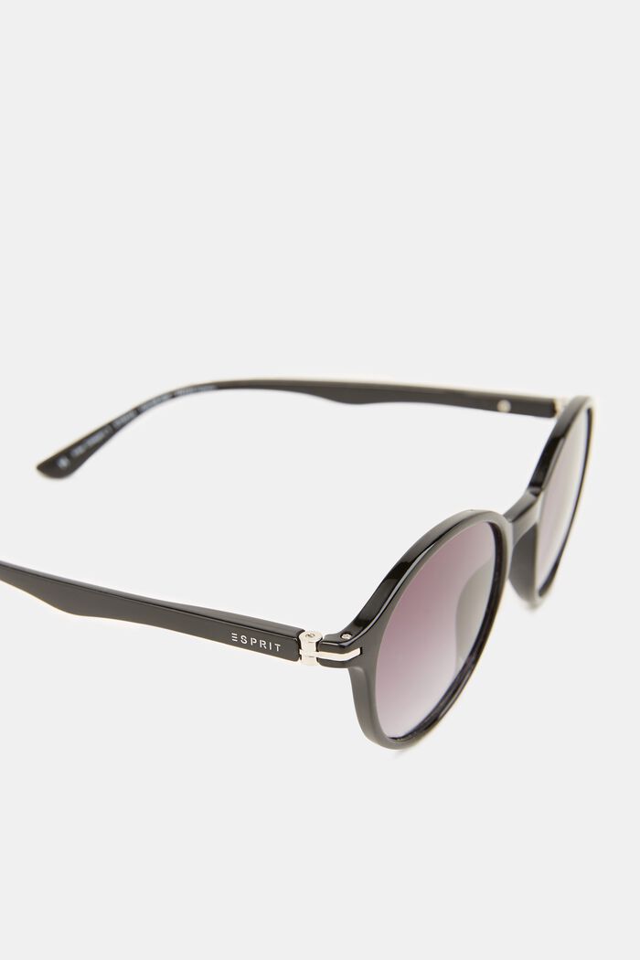 Sunglasses with transparent frame, BLACK, detail image number 1