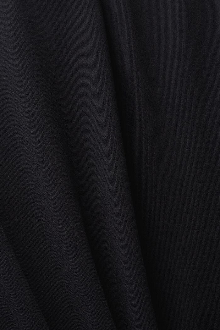 Tech Knit Midi Skirt, BLACK, detail image number 4