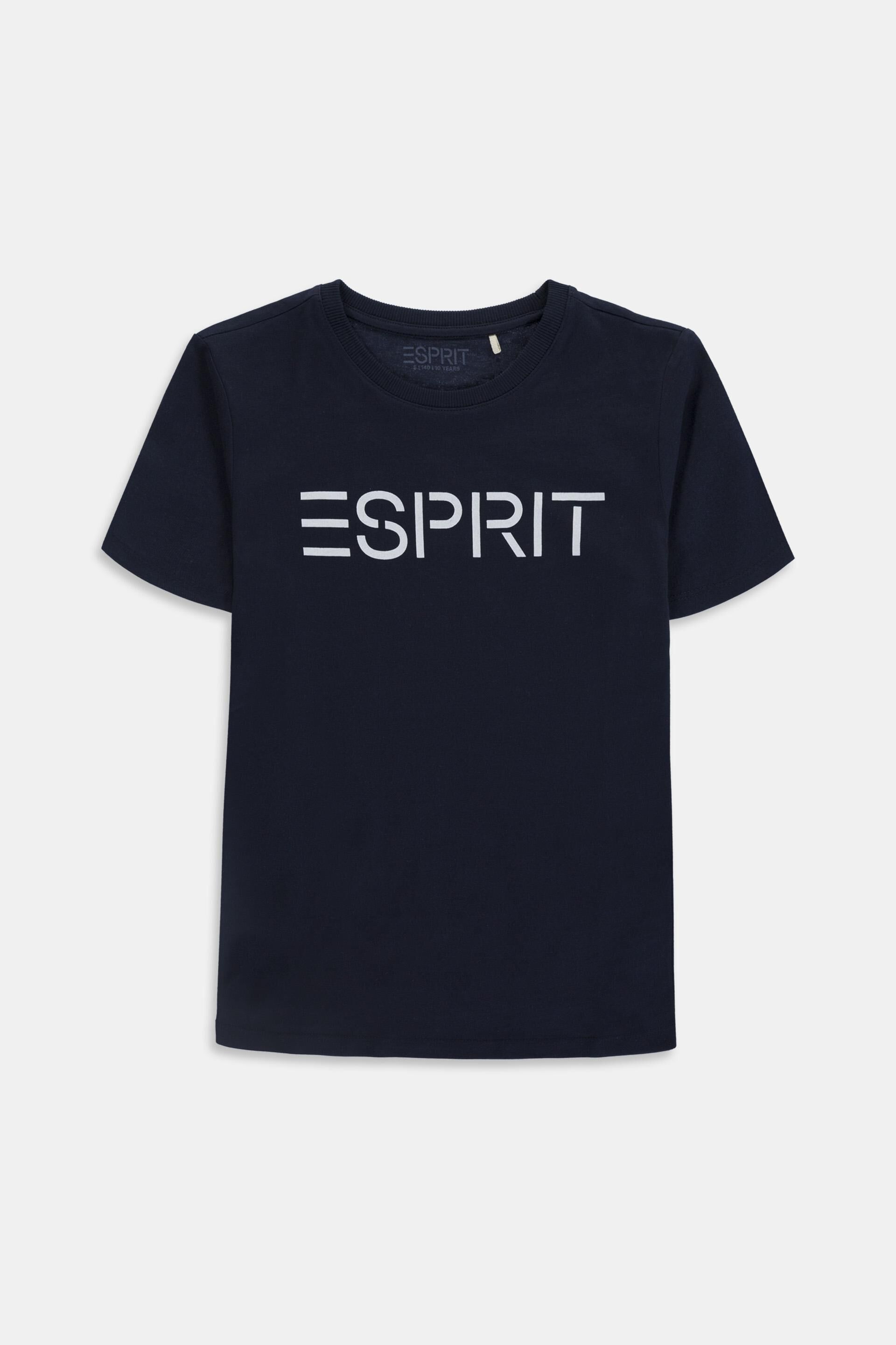 ESPRIT Logo T-shirt, cotton our online shop