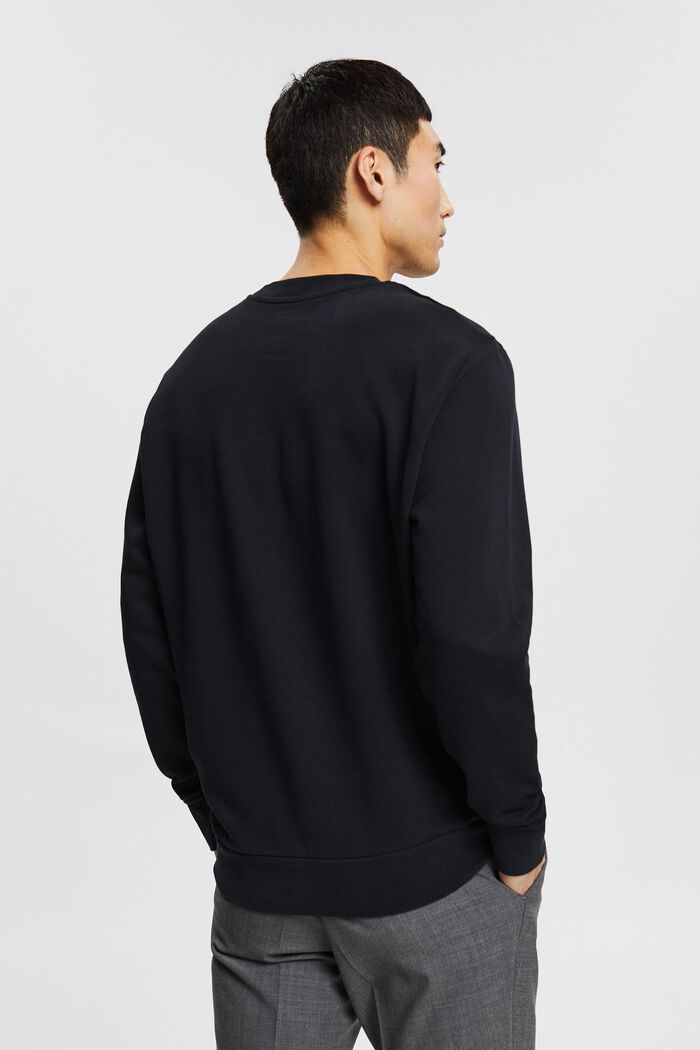Sweatshirt with a zip pocket, BLACK, detail image number 3