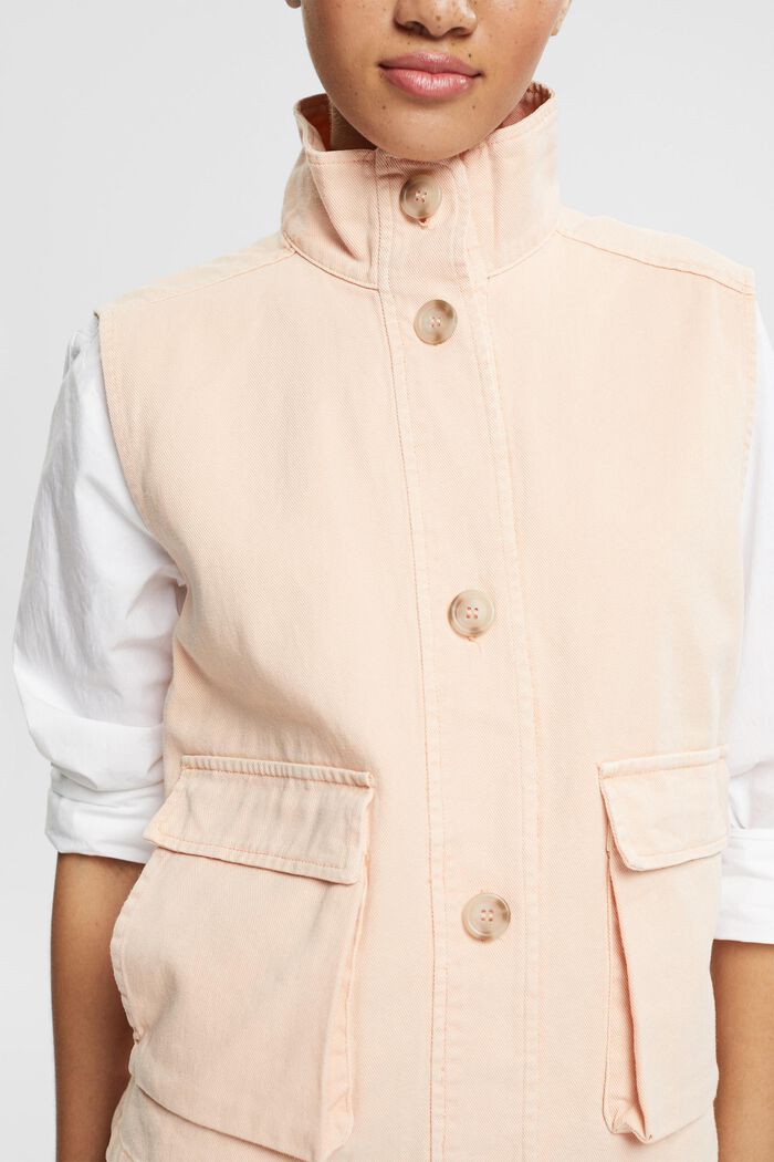 Gilet with pockets, NUDE, detail image number 2