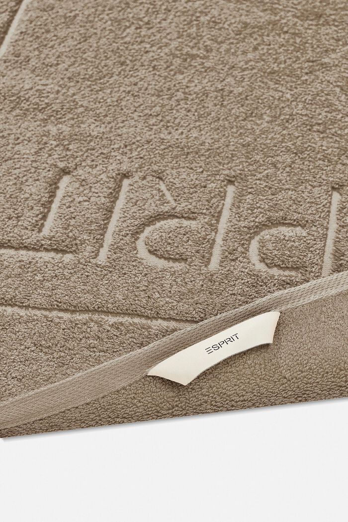 Terrycloth bath mat made of 100% cotton, MOCCA, detail image number 1