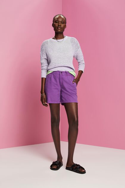 Casual shorts with elasticated waistband