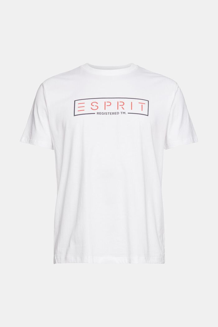Jersey logo T-shirt, 100% cotton, WHITE, detail image number 5