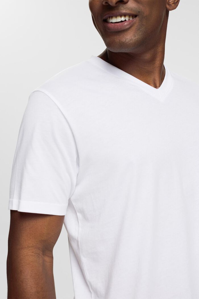Jersey t-shirt, WHITE, detail image number 0
