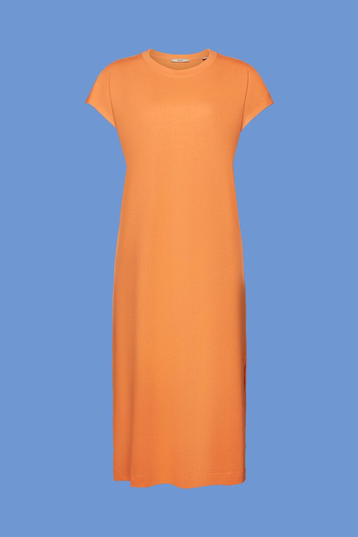 Jersey midi dress, ORANGE, detail image number 6