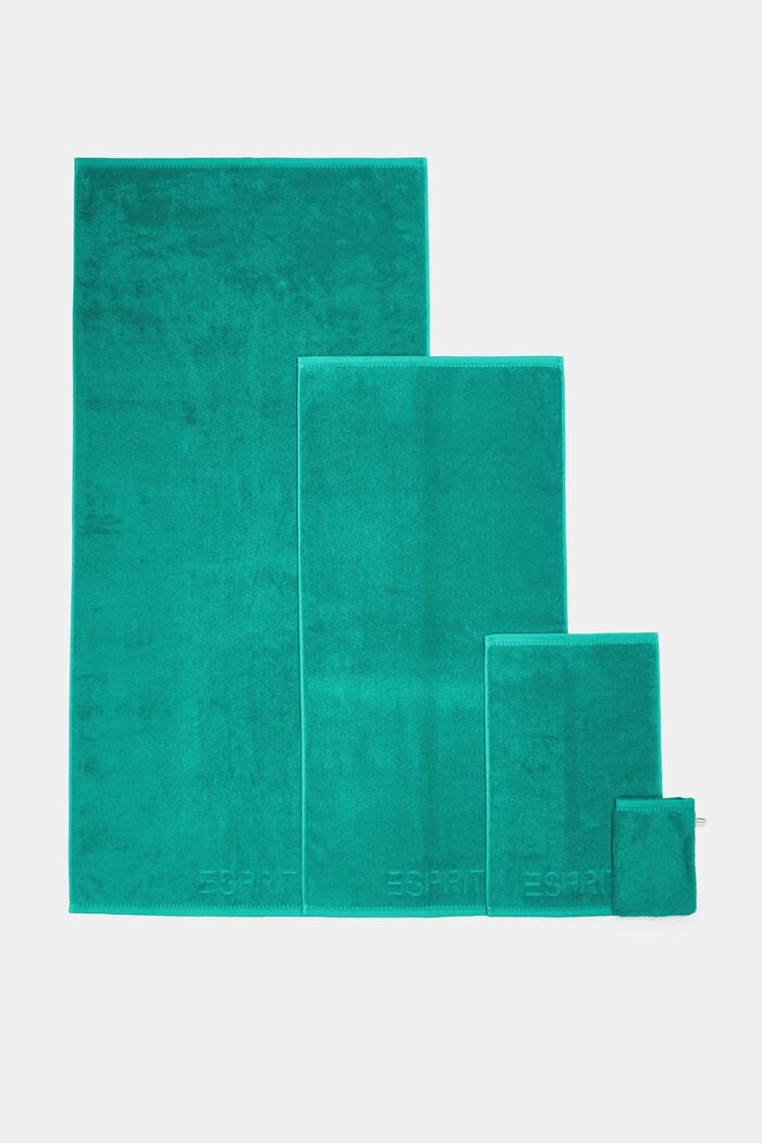Terry cloth towel collection, OCEAN TEAL, detail image number 4