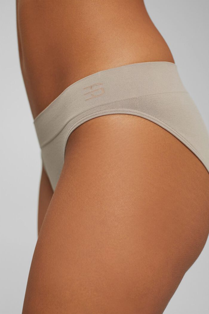 Recycled: soft, comfy hipster briefs, LIGHT TAUPE, detail image number 1