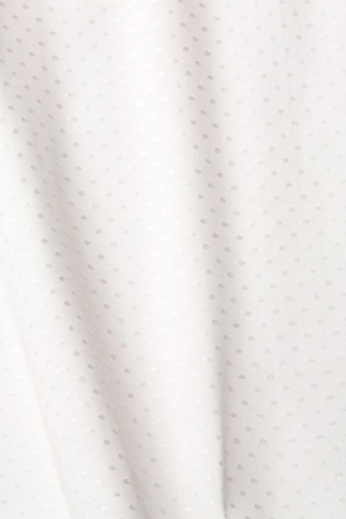 Polka dot blouse, OFF WHITE, detail image number 5