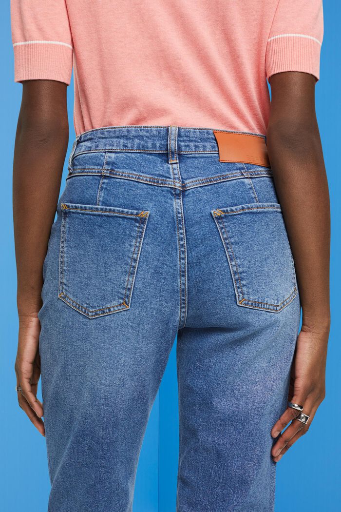 ESPRIT - Bootcut jeans with a distinctive yoke at our online shop