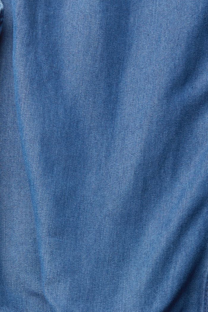 Denim-look jumpsuit, TENCEL™, BLUE MEDIUM WASHED, detail image number 4