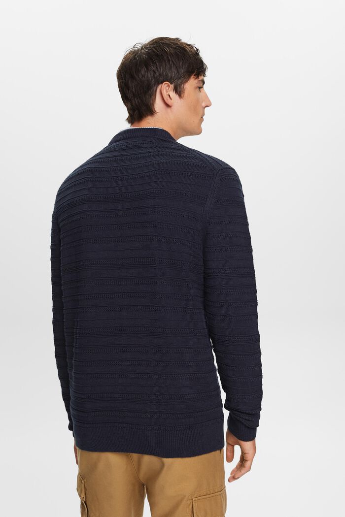 ESPRIT - Structured cotton jumper at our online shop