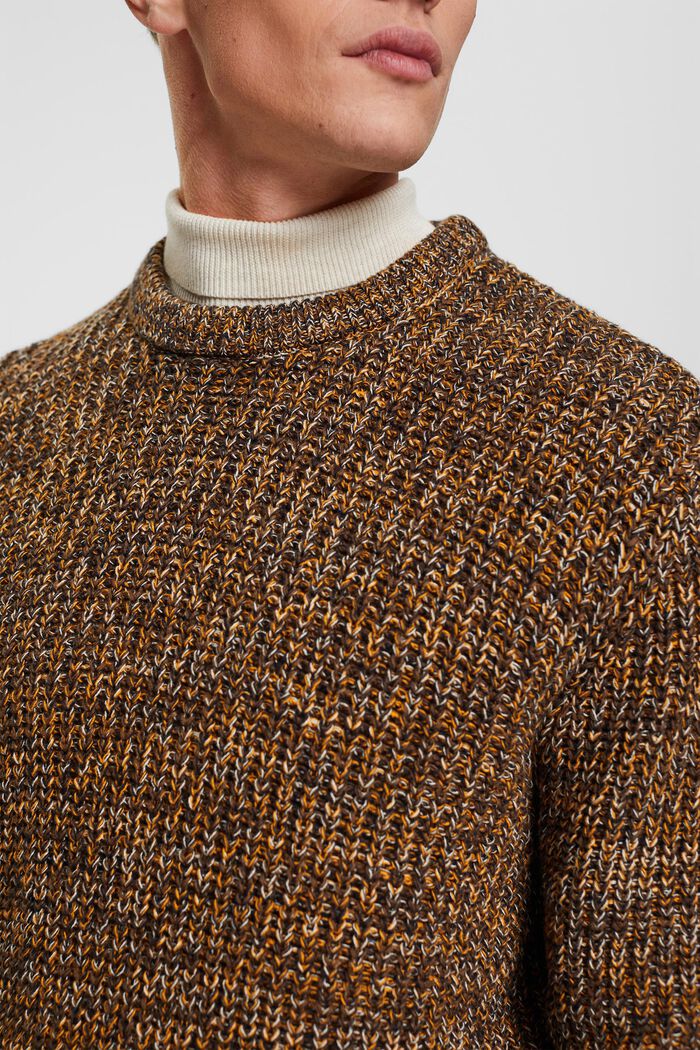 Multi-coloured knitted jumper, BARK, detail image number 0