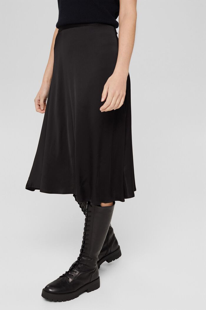 Skirts light woven, BLACK, detail image number 0