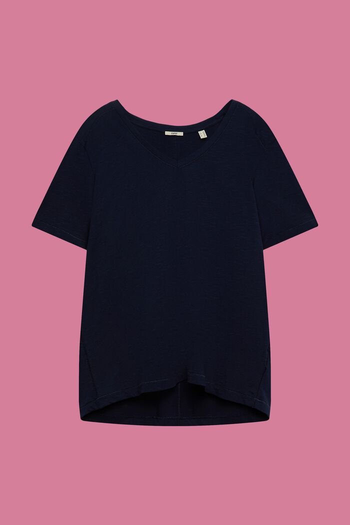 CURVY jersey t-shirt, 100% cotton, NAVY, detail image number 2