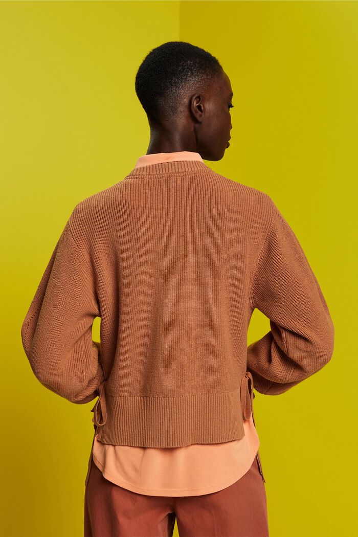 ESPRIT - Cashmere blended jumper with lace detail at our online shop