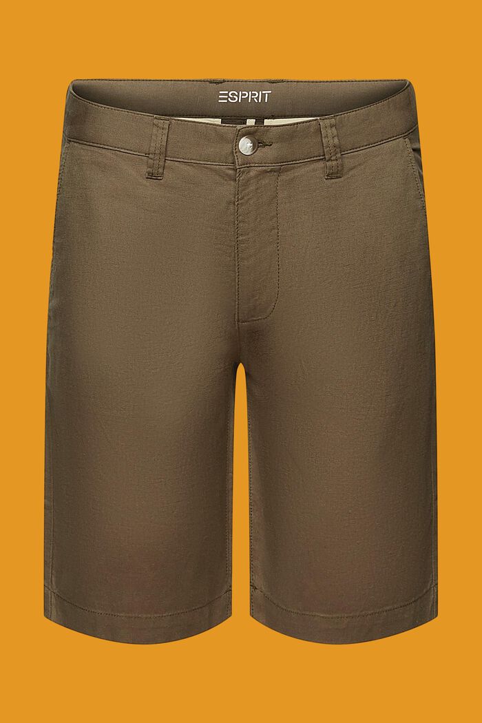 Chino-style shorts, DUSTY GREEN, detail image number 6