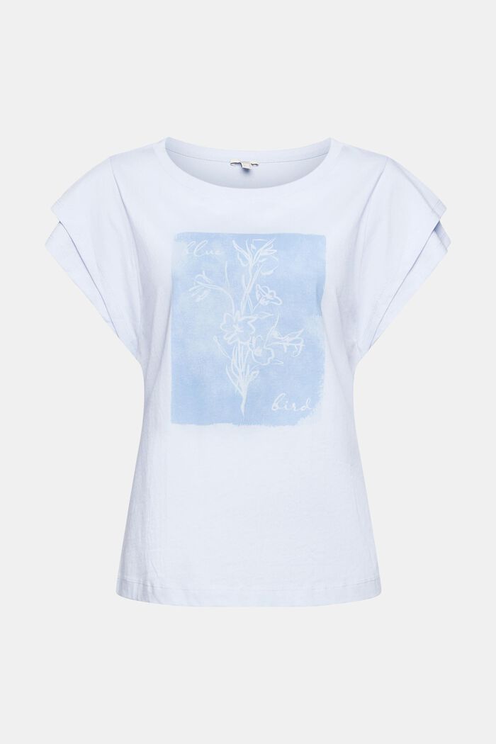 T-shirt with print, LIGHT BLUE, detail image number 6