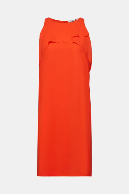 Sleeveless Crêpe Chiffon Mini Dress
