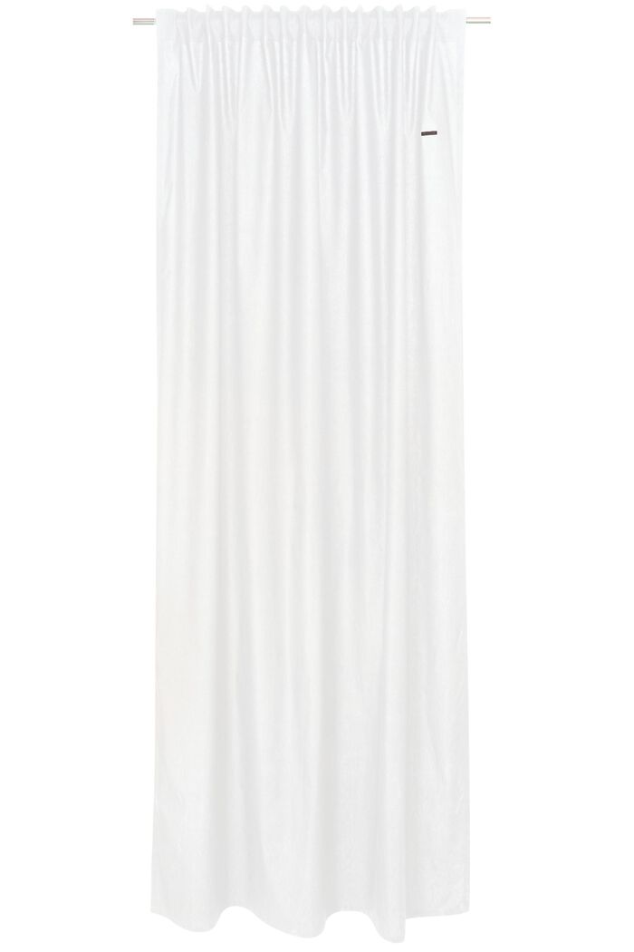 Curtain with concealed loops, WHITE, overview