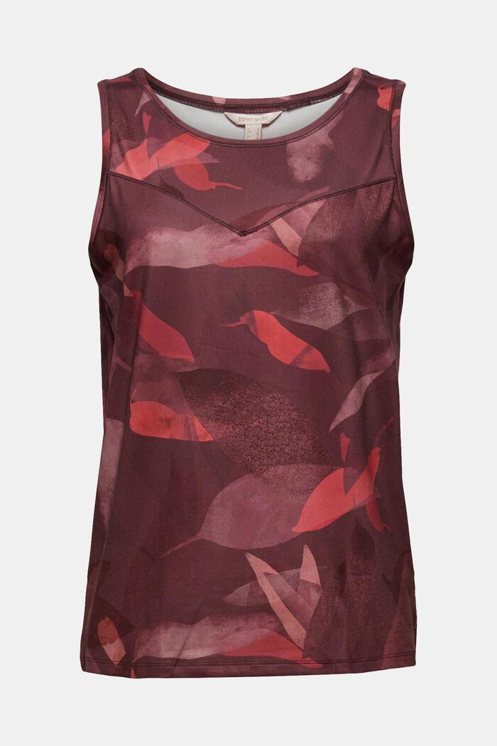 Recycled: Print top with E-DRY, BLUSH, overview