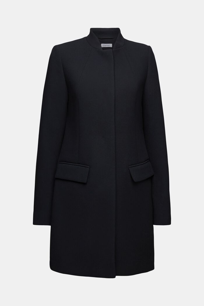 Blazer Coat, BLACK, detail image number 5