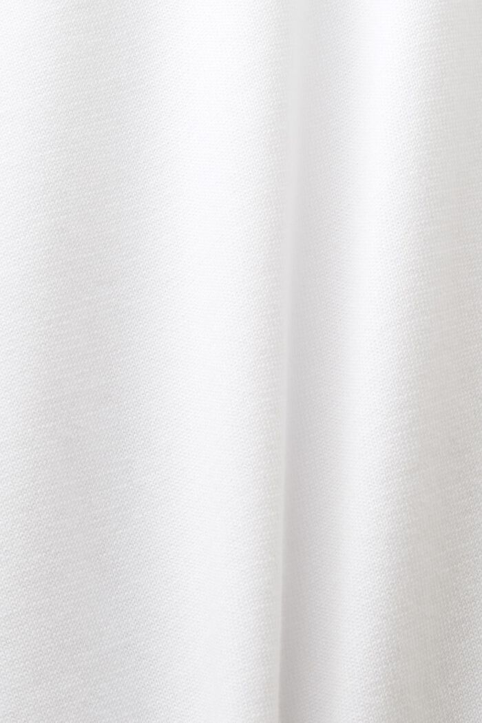 Sleeveless Crewneck Sweater, WHITE, detail image number 5