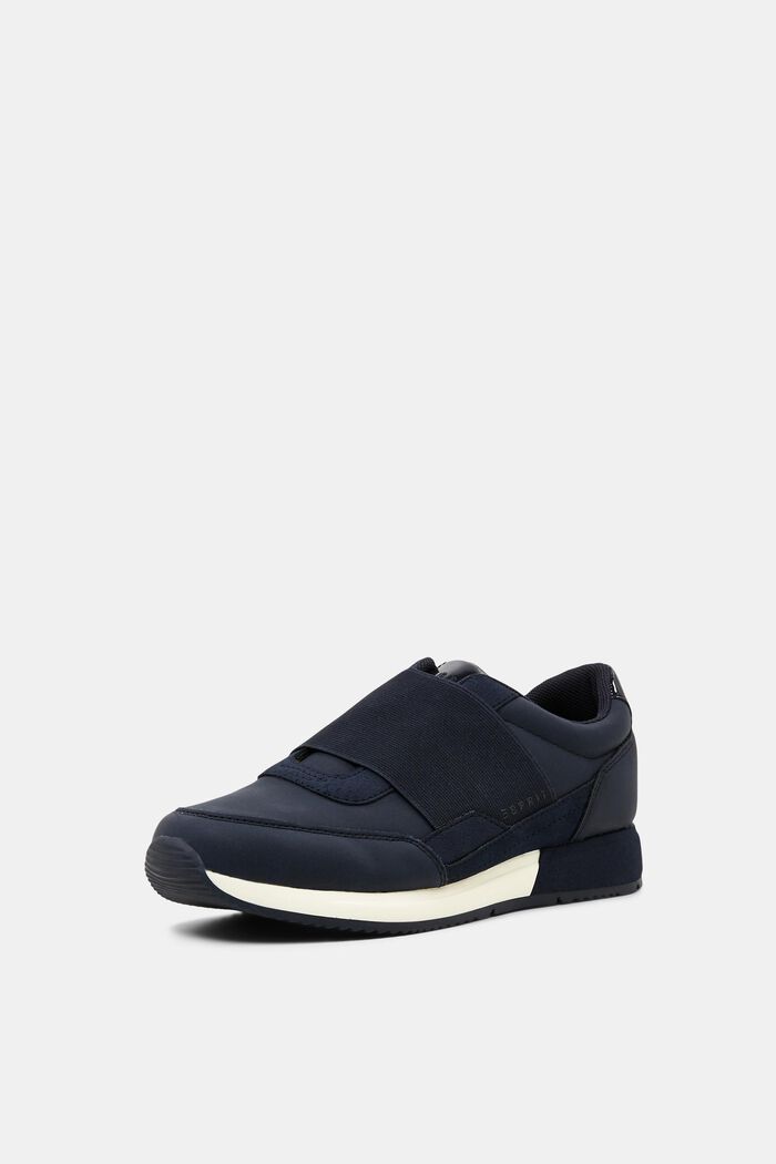 Faux leather slip-on trainers, NAVY, detail image number 1
