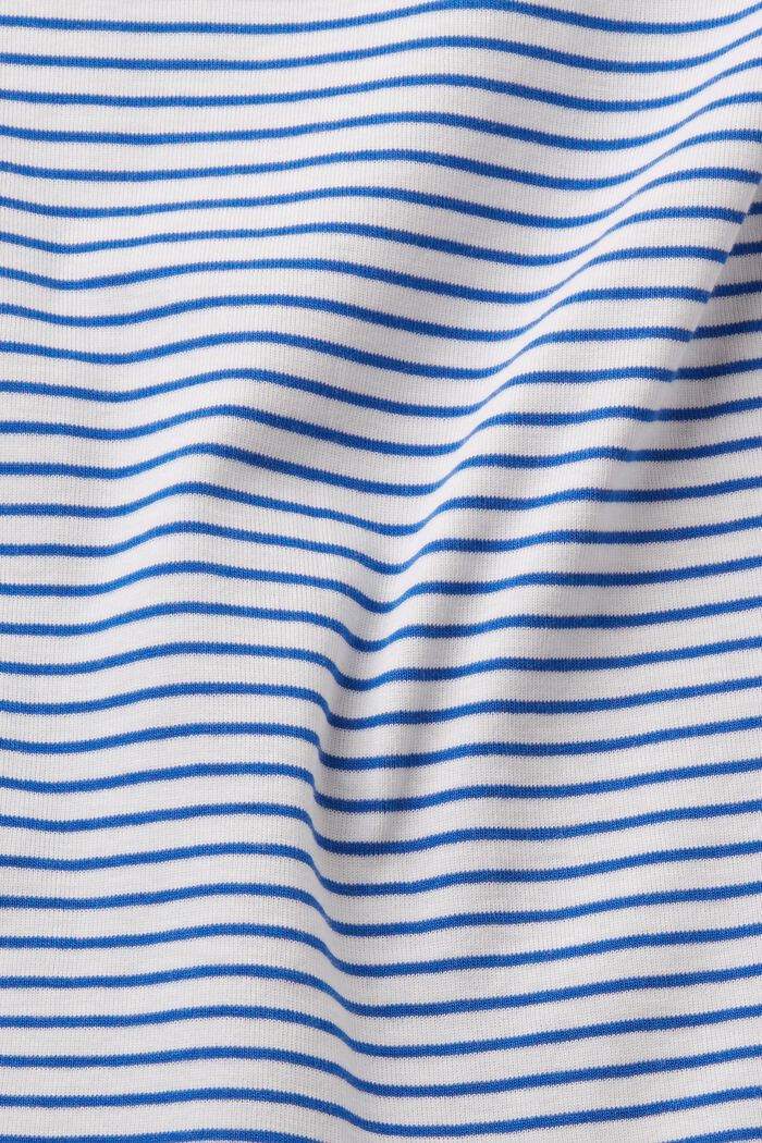 Striped cotton T-shirt, BLUE, detail image number 5