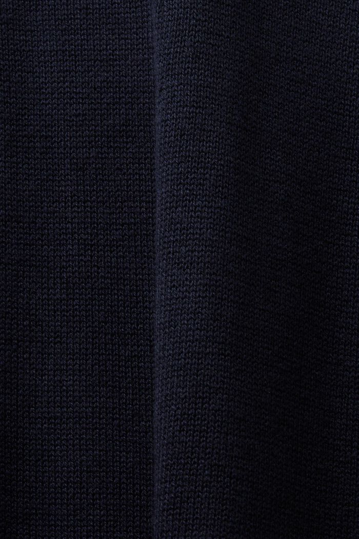 Turtleneck Knit Mini Dress, NAVY, detail image number 6