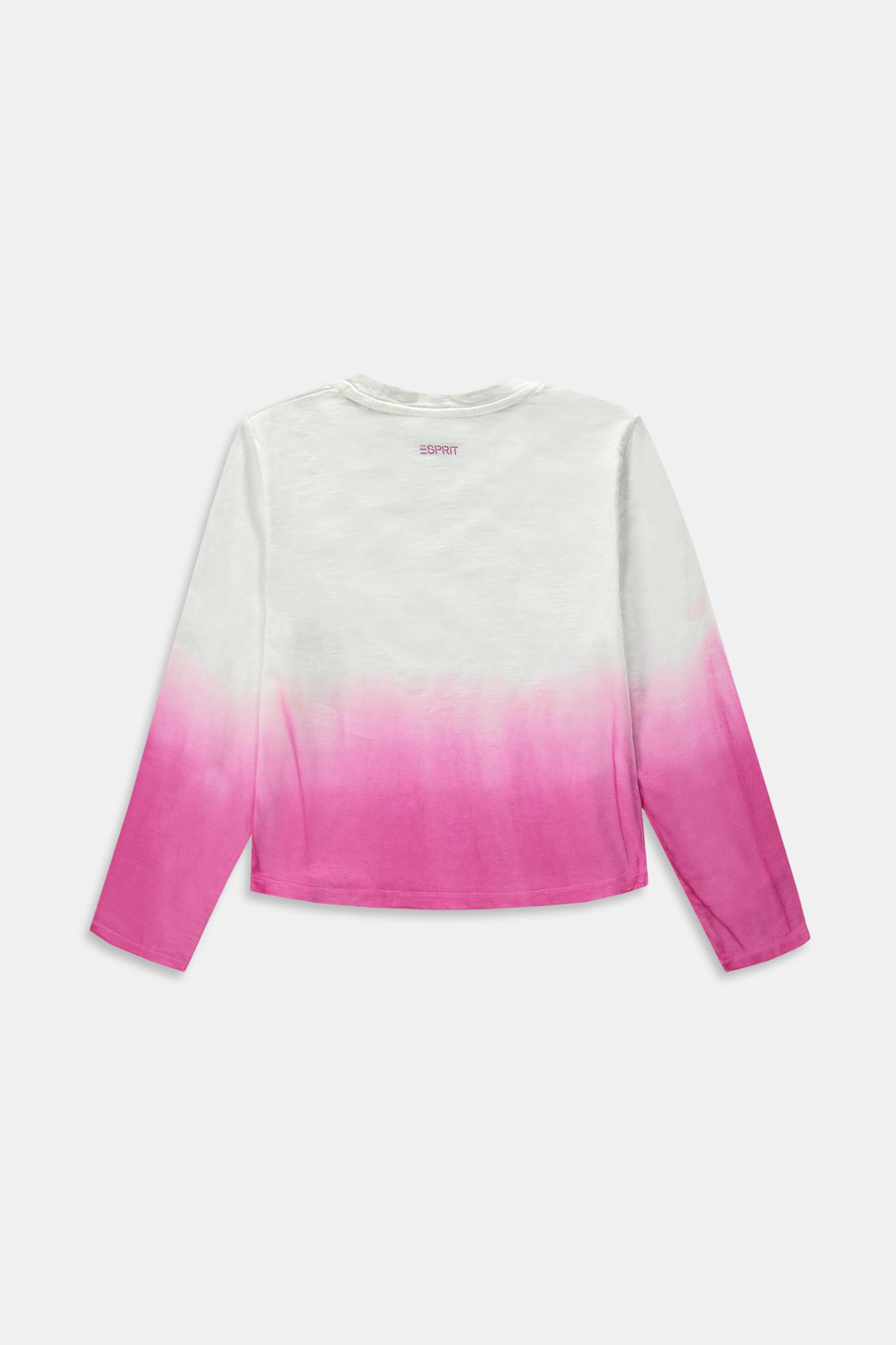 ESPRIT Mädchen T-Shirt Shirt mit Eis Print & Pailletten in rosa 300 RN1057505 