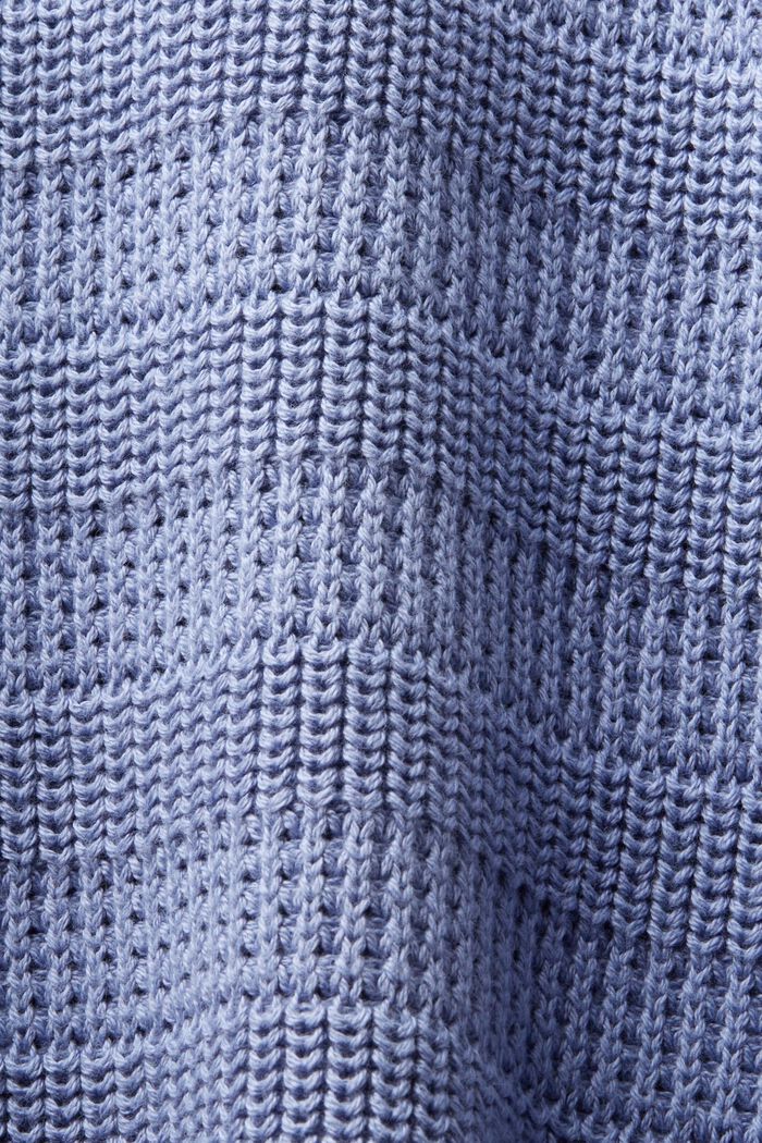 Structured Crewneck Sweater, BLUE LAVENDER, detail image number 5