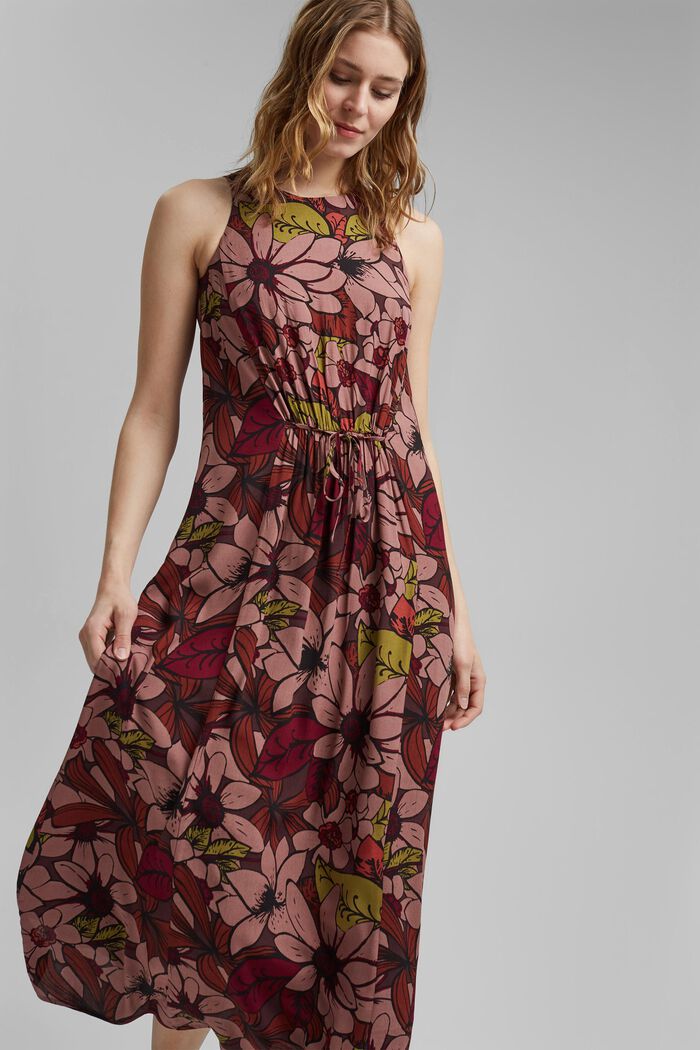 Floral maxi dress with LENZING™ ECOVERO™