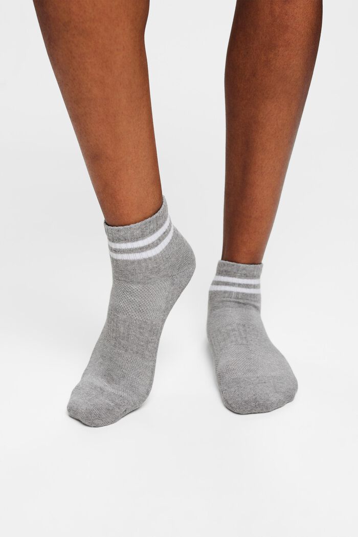 2-Pack Tennis Socks, WHITE/GREY, detail image number 1