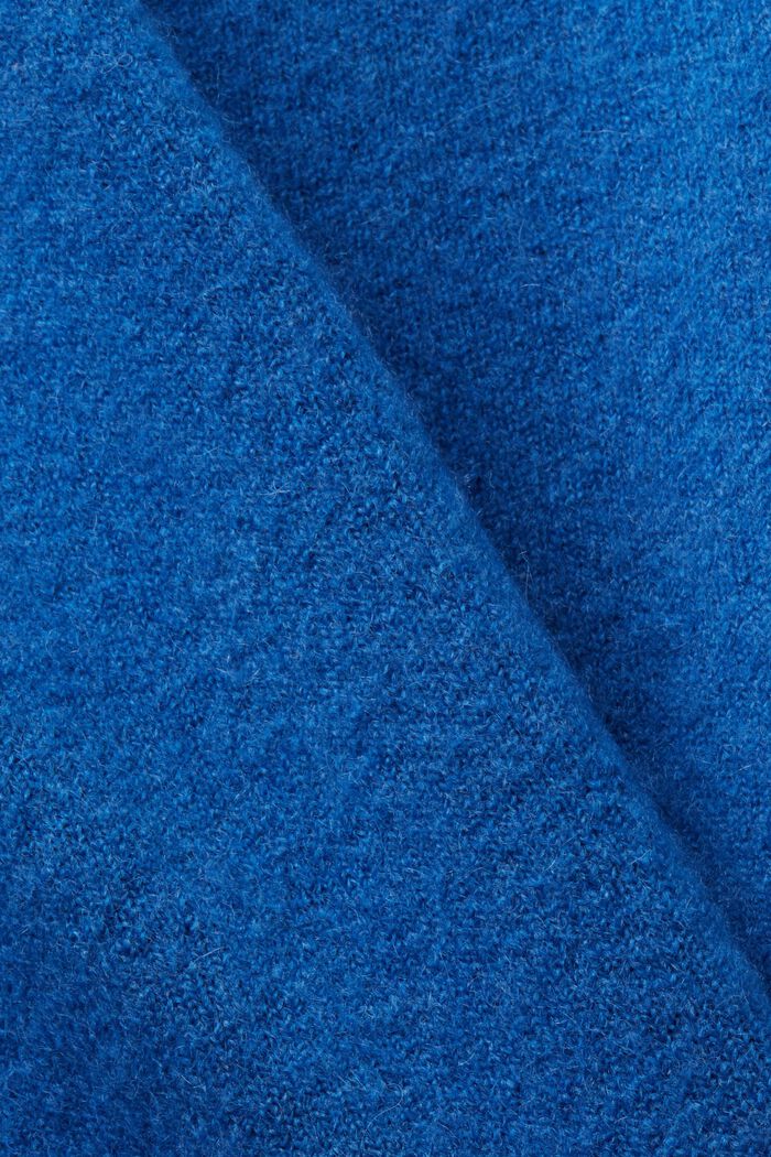 Mock Neck Sweater, BRIGHT BLUE, detail image number 5