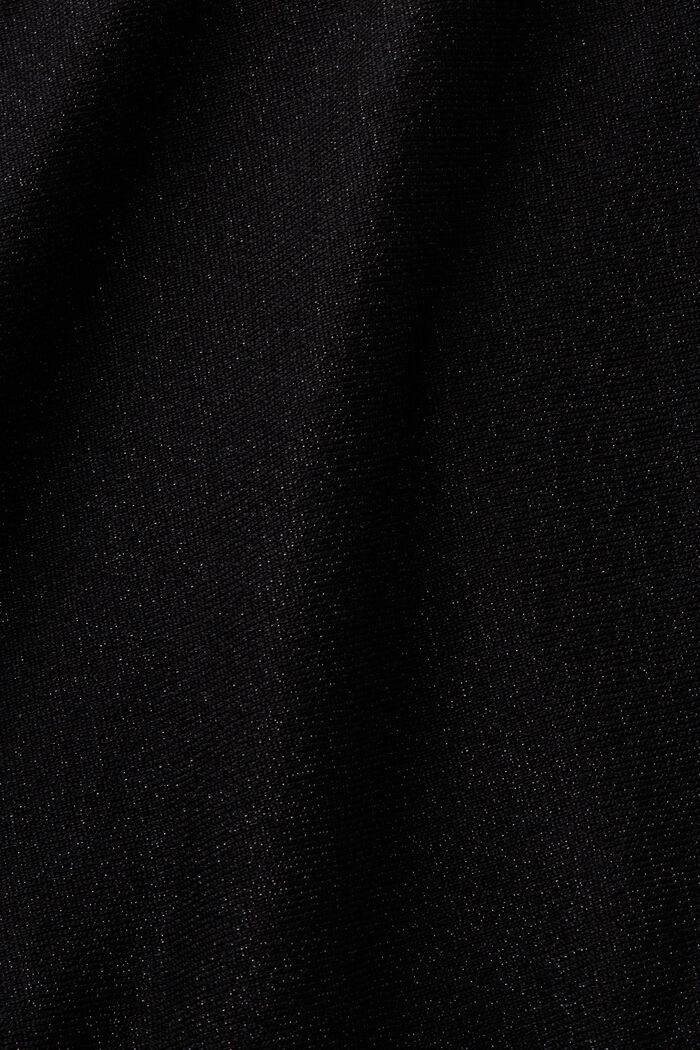 Sparkling Batwing Sweater, LENZING™ ECOVERO™, BLACK, detail image number 5
