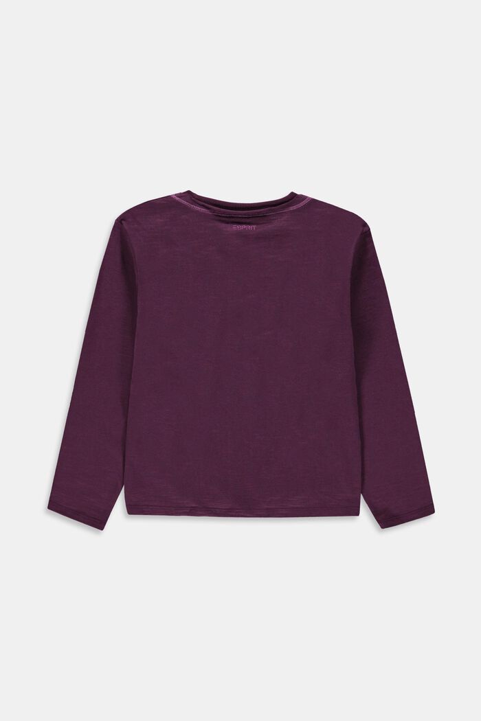 Knot front long-sleeved top