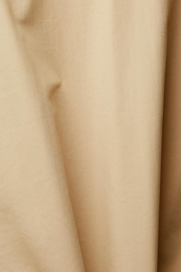 Coat with a detachable hood, CAMEL, detail image number 1