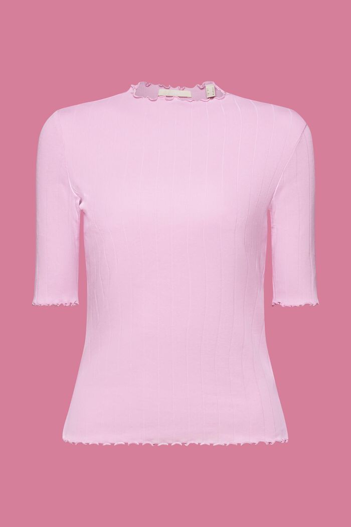 Ribbed t-shirt, LILAC, detail image number 6