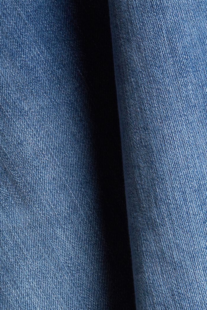 Low-rise stretch jeans, BLUE MEDIUM WASHED, detail image number 4
