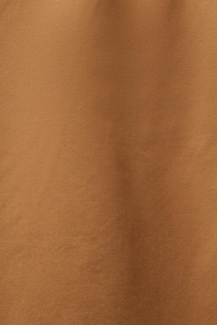Sustainable cotton chino style shorts, CAMEL, detail image number 6