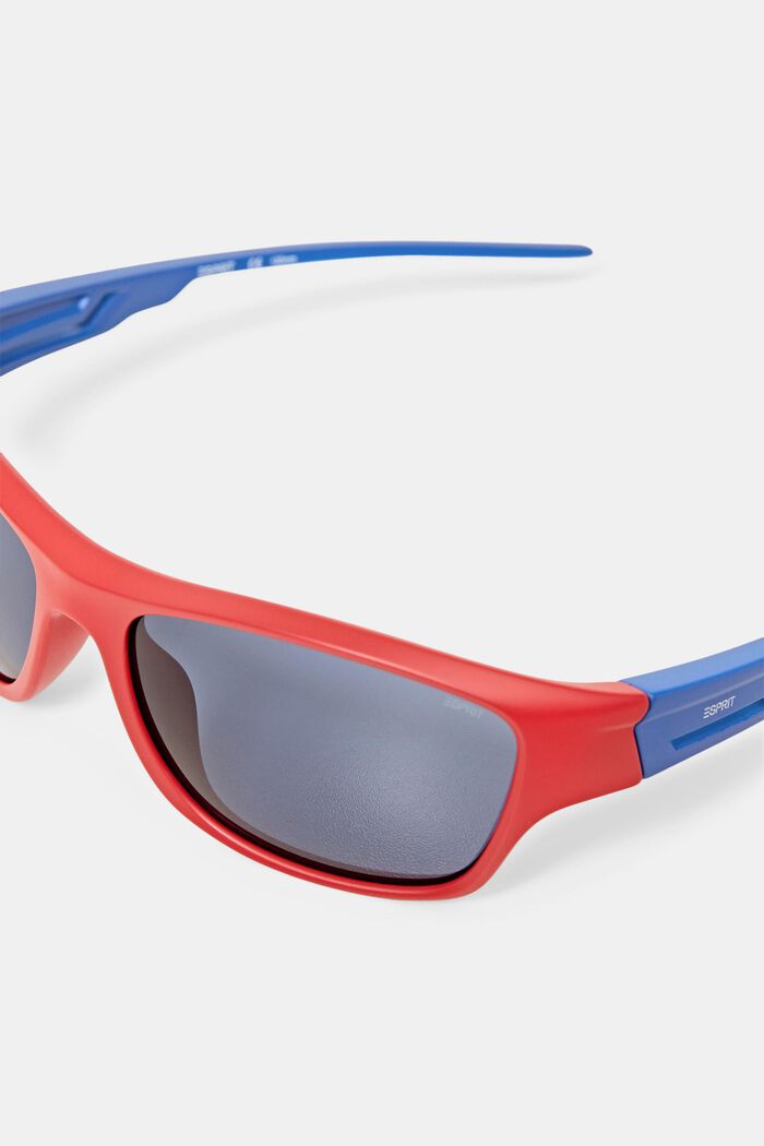 Sports sunglasses with flexible temples, RED, detail image number 1