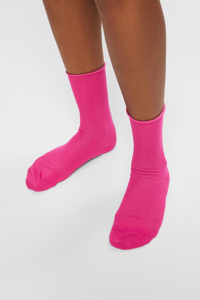 2-Pack Chunky Knit Socks, HOT PINK, detail image number 1