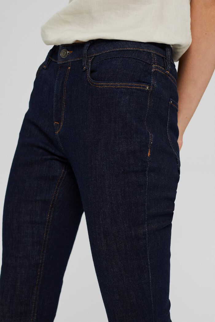 Stretch jeans made of organic cotton, BLUE RINSE, detail image number 0